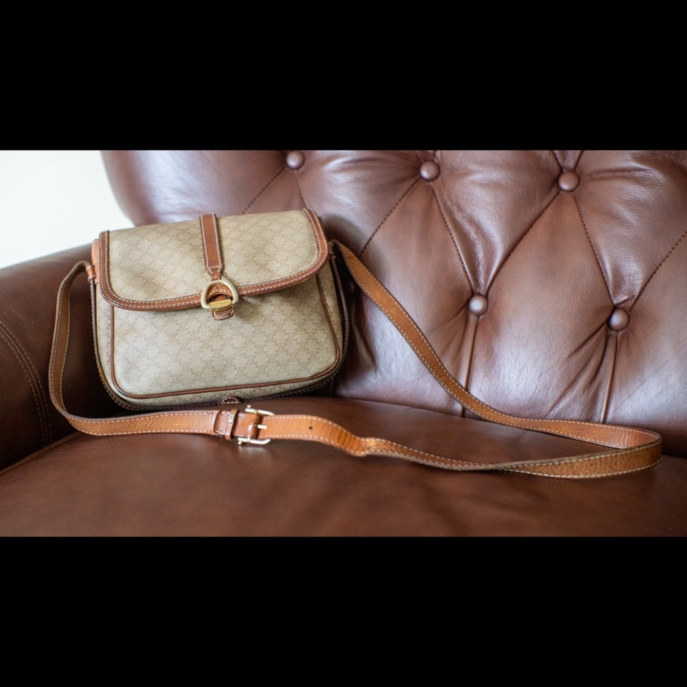 Vintage CELINE Macadam logo Handbag
